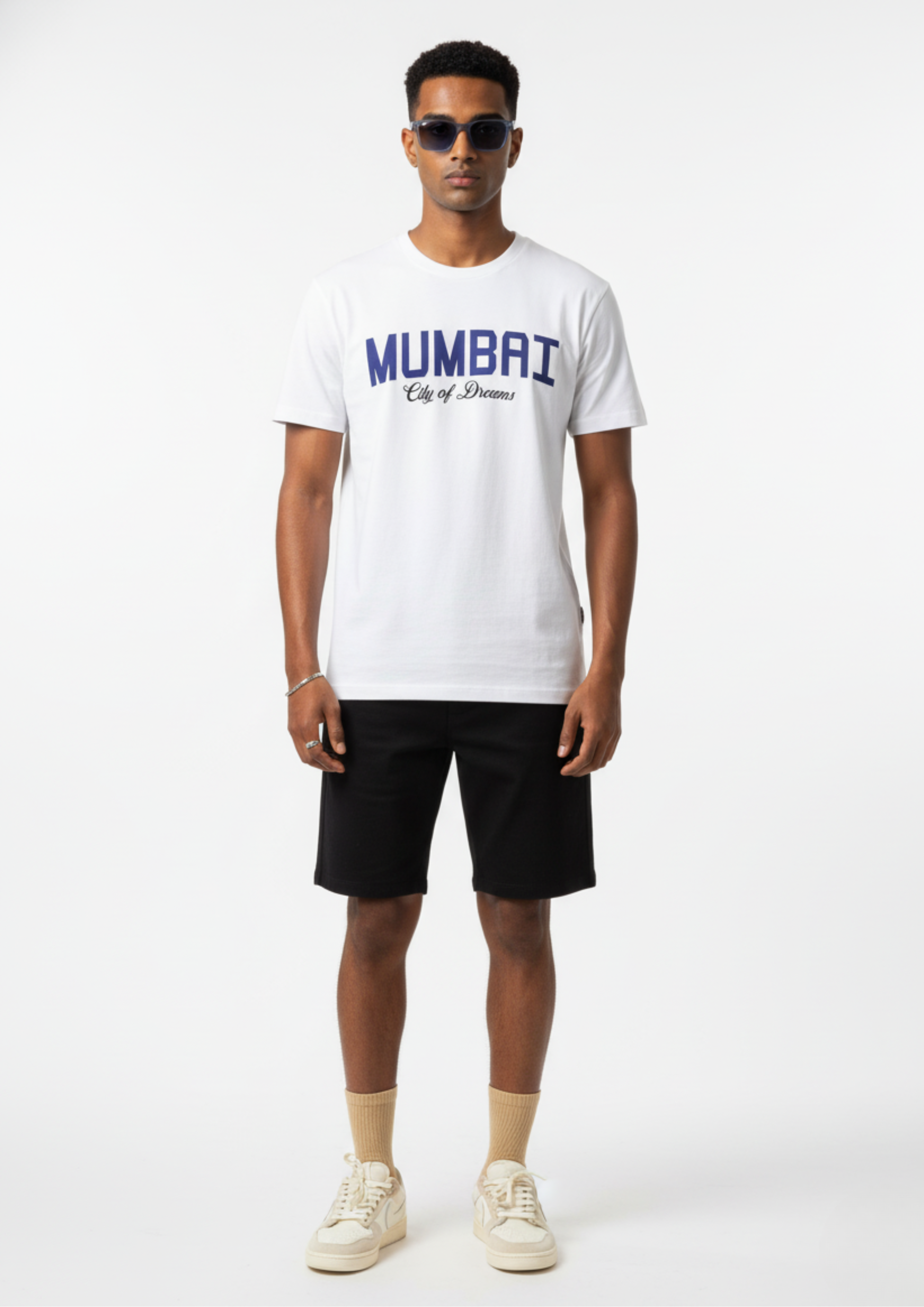 White Mumbai T shirt