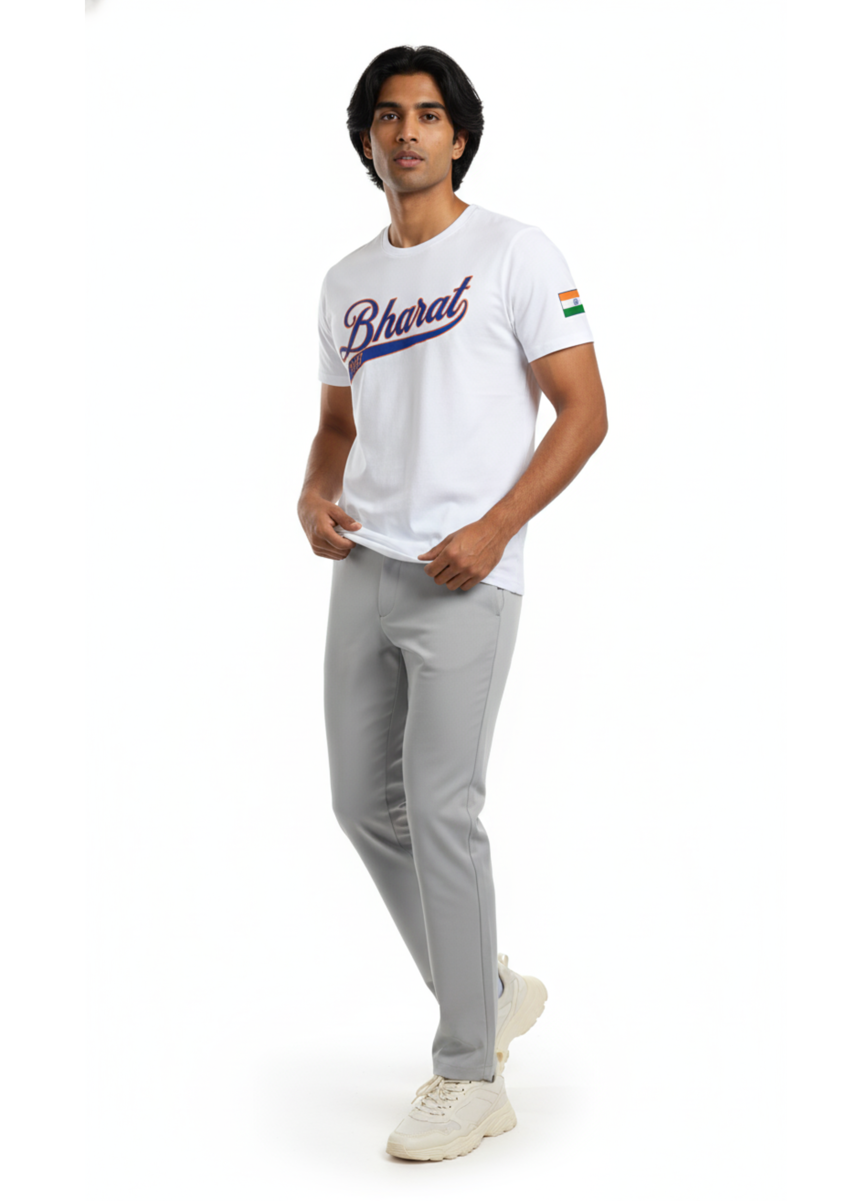 White Bharat T-shirt