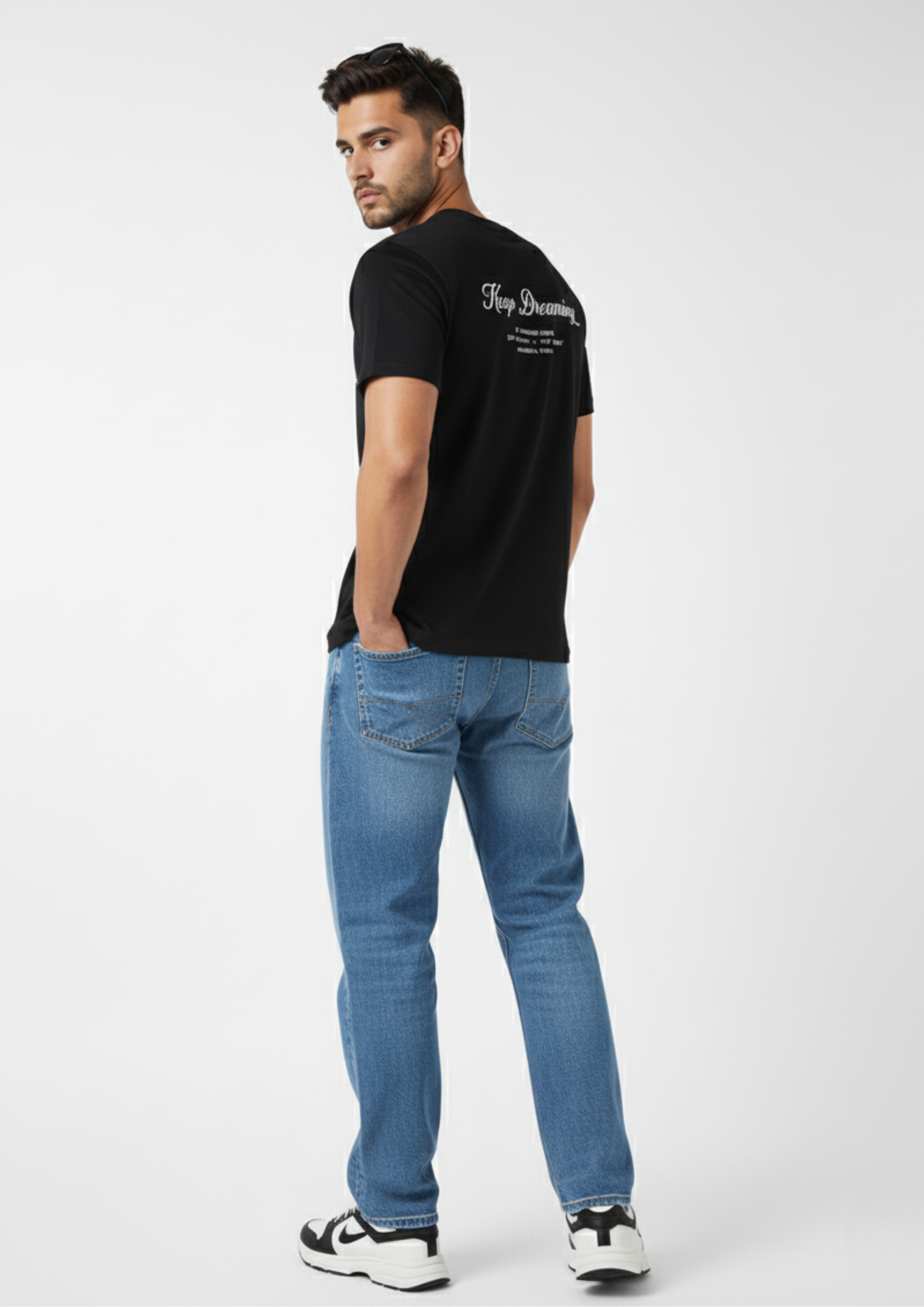 Black Mumbai T shirt