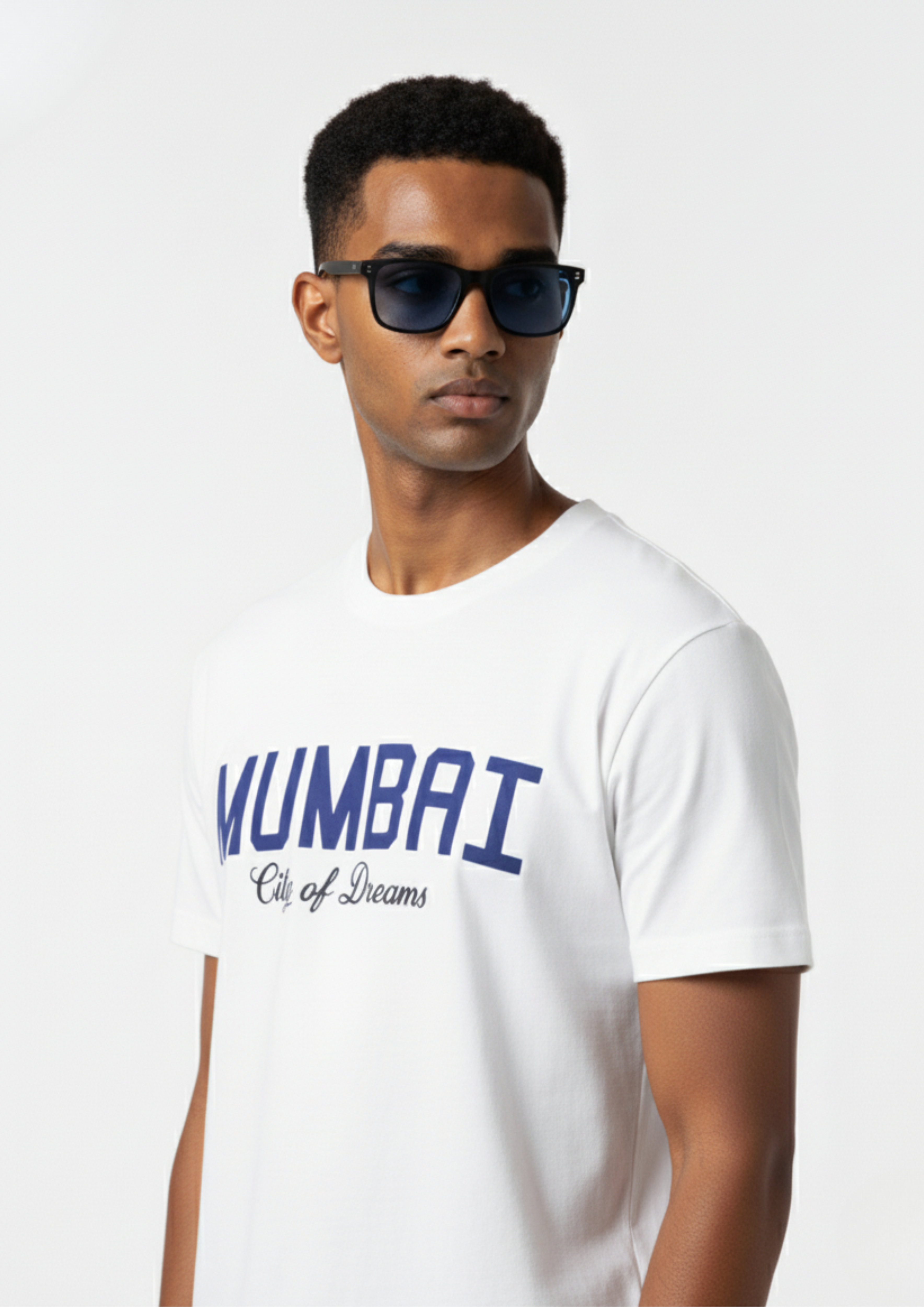 White Mumbai T shirt