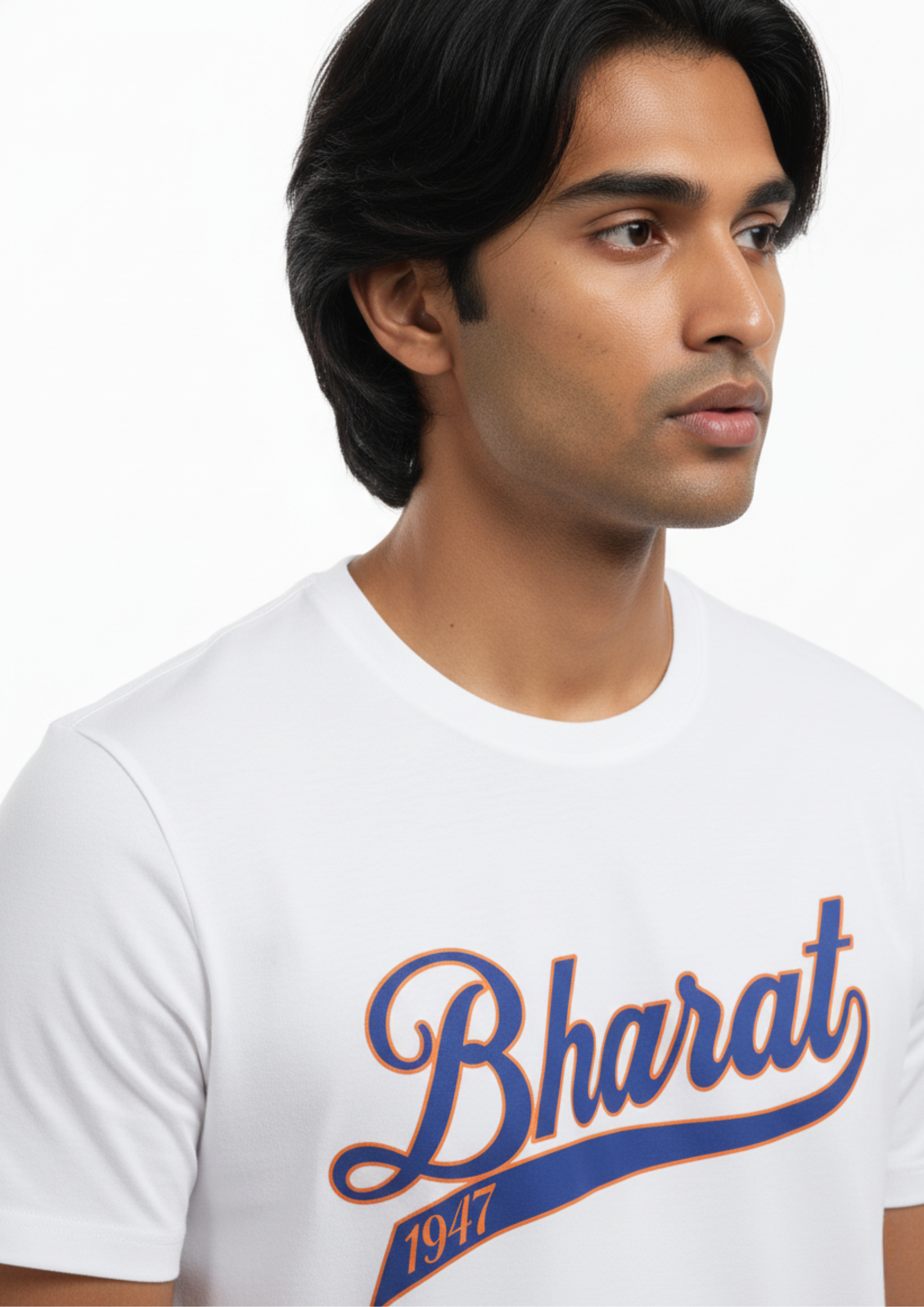 White Bharat T-shirt