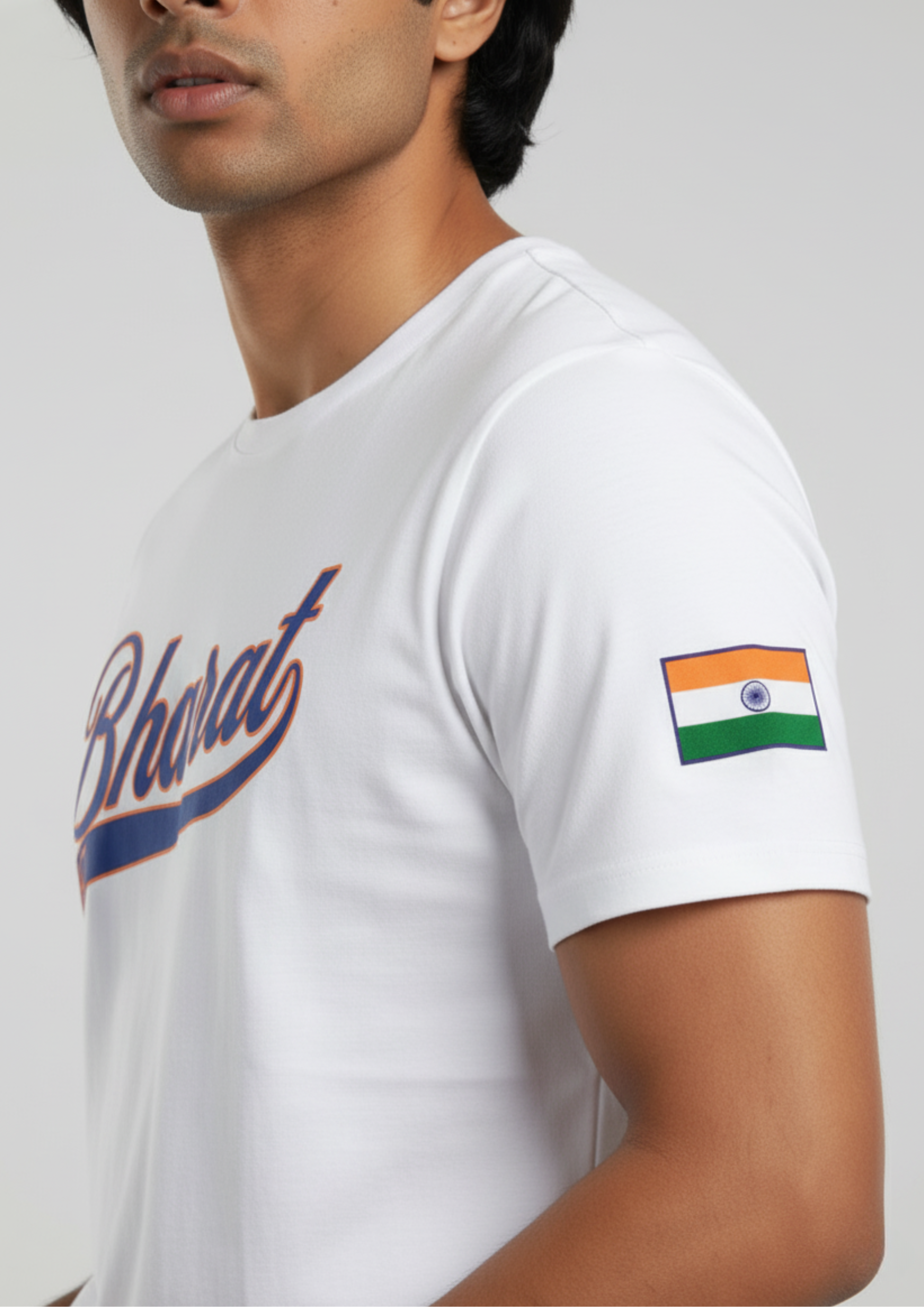 White Bharat T-shirt
