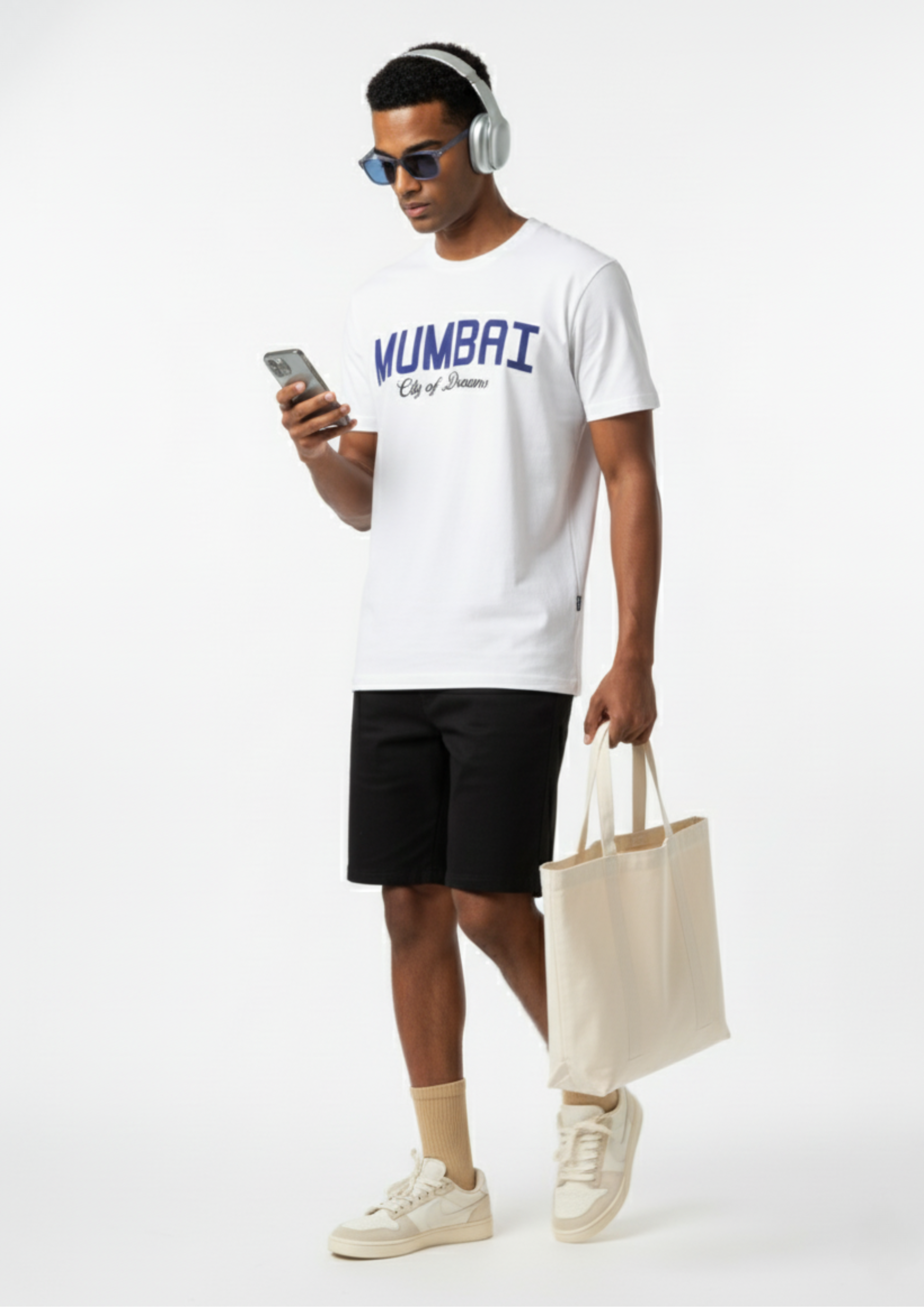 White Mumbai T shirt